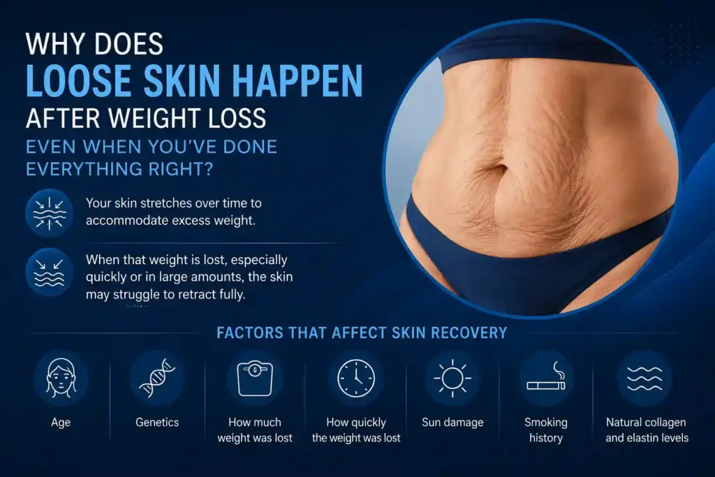 Why Does Loose Skin Happen After Weight Loss Even When You’ve Done Everything Right Rushden?