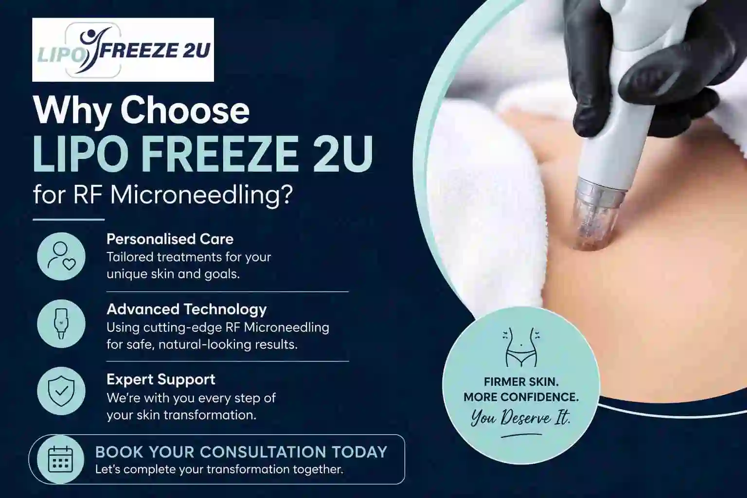 Why Choose LIPO FREEZE 2U for RF Microneedling Rushden?